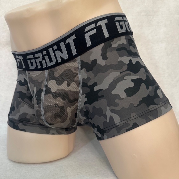 Fort Troff FT Grunt Camo Square Cut Pouch Briefs Small 28-34 - Picture 2 of 4